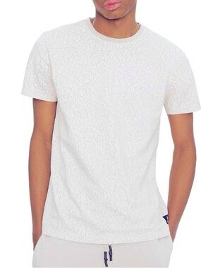 Men's White Short-Sleeve Crewneck T-Shirt